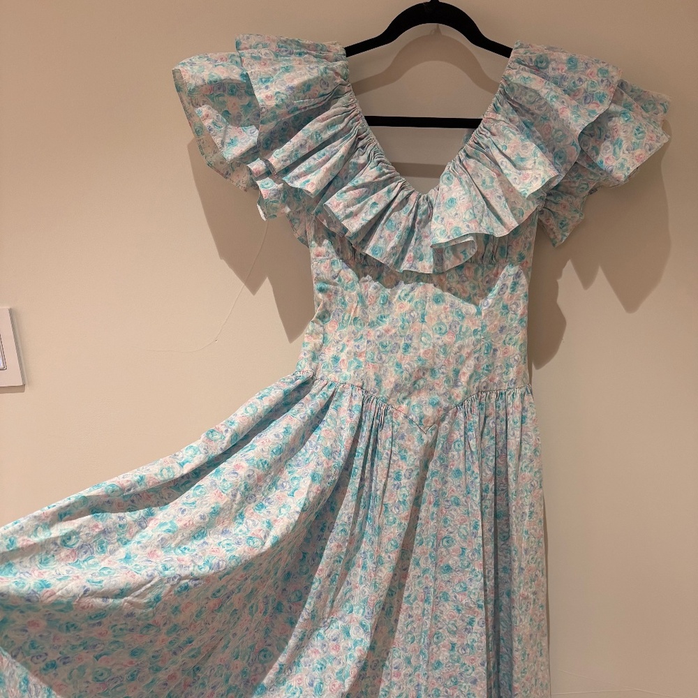 Hand Made Pastel Formal long dress